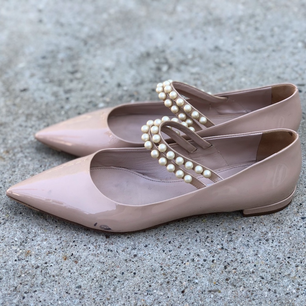 Miu Miu Women's Shoes Ballet PEARL Flats